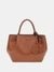 Brown Solid Amorette Girlfriend Satchel Bag