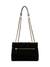 Guess Women's Black Polyester Wool Solid Shoulder Bag