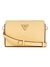 Guess Cornsilk Solid Meridian Top Zip Crossbody Bag