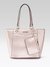 Champagne Embossed Zakaria Carryall Tote Bag