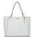 Guess White Textured Zakaria Tote