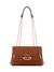 Cognac Solid Silvye Convertible Crossbody Bag