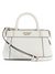 Guess White Solid Anadela Mini Satchel Bag