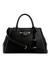 Guess Black Solid Nastra Society Satchel Bag