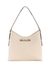 Guess Women Off White Textured Strap Handles Shoulder Bag