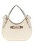 Guess Women Off White Solid Strap Handles Hobo Bag