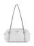 Guess White Solid Cerelia Shoulder Satchel Bag