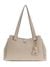 Light Taupe Solid Magnet Evie Girlfriend Carryall Tote Bag