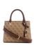 Brown Printed Noelle II  Satchel Bag