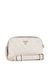 Guess White Logo Printed Noelle Camera Crossbody Bag