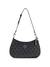 Guess Coal Logo Printed Noelle Top Zip Shoulder Bag