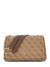 Guess Brown Printed Noelle Convertible Flap Crossbody Bag