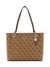 Brown Printed Noelle II  Tote Bag
