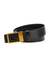 GUESS Dark Black Leather Men's Belt