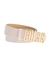Guess Off White Polyurethane Women's Pant Belt