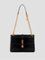 Black Textured James Convertible Shoulder Bag