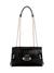 Black Textured Silvye Convertible Crossbody Bag