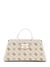 Guess Off White Logo Printed Neda Girlfriend Satchel Bag