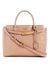 Guess Women Brown Croc-Textured Satchel Bag