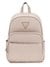 Peach Textured Backpack Bag