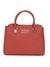 Guess Women Rust Textured Satchel Bag
