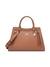 Brown Solid Wrenley Satchel Bag