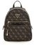 Guess Women Brown Geometric Backpack