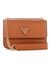 Cognac Textured Eco Elements Crossbody Bag