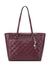 Merlot Textured Delphine Tote Bag