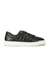 Aditi Black Quilted Lace-Up Sneakers