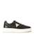 Yami Black Solid Lace-Up Sneakers