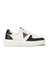 Yami White & Black Colorblocked Lace-Up Sneakers