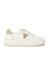 Yami White Colorblocked Lace-Up Sneakers