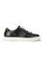 Archit Black Striped Lace-Up Sneakers