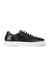 Aryan Black Solid Lace-Up Sneakers