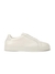 Aryan White Solid Lace-Up Sneakers