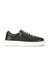 Dinesh Black Textured Lace-Up Sneakers