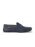 Karan Blue Solid Slip-On Loafers