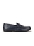 Sumit Dark Blue Solid Slip-On Loafers