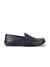 Sumit Dark Blue Solid Slip-On Loafers