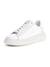 Guess Men Elba Solid Leather Lace Up Low Top Sneakers