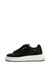 Men's Black Solid Elba Lace-Up Sneakers