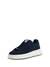 Navy Blue Solid Lace-up Sneakers