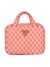 Orange Logo Checkered G Wave Small Toiletry Bag
