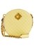 Women Yellow Quilted Nerina Circle Crossbody Bag