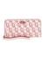 Guess Women Pink Printed Zip Around Wallet with Zip Closure