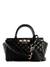 Black Quilted Idra Small Satchel Bag
