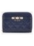 Midnight Quilted Idra Medium Zip Around Wallet