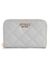 Lavender Grey Textured Laurel Zip Around Wallet