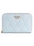 Guess Sky Blue Textured Adi Large Zip Around Wallet